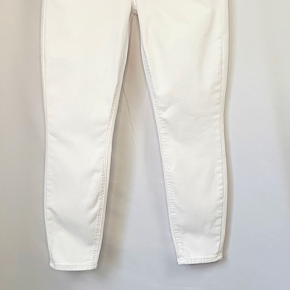 Pistola Skinny Ankle Jeans Mid Rise Bright White Size 28 - Picture 4 of 13